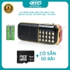 Loa nghe đài BKK K51 chức năng FM/USB/TF/Tai nghe/Đèn pin - dung lượng pin 18650 đến 4400mah (kèm thẻ hoặc không thẻ)