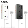 Ổ cắm điện thông minh Hoco AC7 / AC7A 1 USB TypeC, 3 USB-A max 3.4A 17W, 3 Socket, công suất 2500W (màu Random)