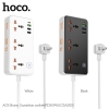 Ổ cắm điện thông minh Hoco AC8 / AC8A TypeC PD 30W, USB-A QC3.0 18W, 3 Socket, công suất 2500W (màu Random)