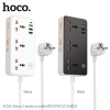 Ổ cắm điện thông minh Hoco AC8 / AC8A TypeC PD 30W, USB-A QC3.0 18W, 3 Socket, công suất 2500W (màu Random)