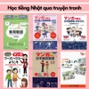 [FREESHIP] Combo 5 quyển học tiếng Nhật qua truyện tranh (Manga) kèm quà tặng