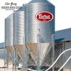 silo tổng 15 tấn 30 tấn cho trang trại heo, hệ thống truyền cám tự động