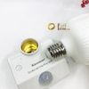 Combo đui đèn cảm ứng hồng ngoại và đèn LED BULB trụ thân nhựa cao cấp Kawasan SS68-T140-50W