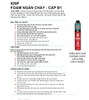 catalohue keo trám nở chống cháy Akfix 820/820P