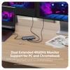 Cổng Chuyển HyperDrive Next 11 Port Dual 4K60HZ HDMI USB-C – HD4006GL