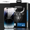 Miếng dán cường lực MIPOW KINGBULL PREMIUM SILK HD (2.7D) cho iPhone 15 | 15 Plus | 15 Pro | 15 Pro Max  (FULL VIỀN ĐEN)