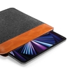 TÚI CHỐNG SỐC TOMTOC (USA) FELT & PU LEATHER FOR IPAD 9.7-11 INCH H16-A01Y