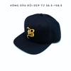 Nón Snapback vành thẳng logo chữ B cách điệu thêu nổi quai cài nút chắc chăn chất lượng cao Brand One Hat