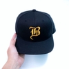 Nón Snapback vành thẳng logo chữ B cách điệu thêu nổi quai cài nút chắc chăn chất lượng cao Brand One Hat