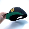 Nón Snapback vành thẳng logo chữ B cách điệu thêu nổi quai cài nút chắc chăn chất lượng cao Brand One Hat
