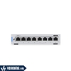 Unifi US-8 | Switch 8 Port Gigabit - Hỗ Trợ Poe Cổng In & Out | Quản Lý Cloud