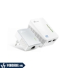 TP-Link WPA4220KIT | Bộ Truyền Mạng Qua Đường Dây Điện ( Có WiFi ) | Hàng Chính Hãng