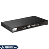 Draytek VigorP2280x | Switch PoE 24 Cổng Gigabit Công Suất 400W - 4 Cổng 10G SFP