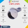 EZVIZ C8PF 2MP | Camera AI WiFi 360 Ngoài Trời Ống Kính Kép Zoom 8x Sắc Nét