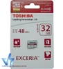 Thẻ nhớ Toshiba EXCERIA 32GB microSD UHS-1 48MB/s