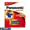 Panasonic 6LR61T/1B-V | Pin 9V ( Pin Vuông ) Alkaline Chất Lượng Cao | Phân Phối Chính Hãng