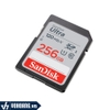 Thẻ Nhớ Máy Ảnh SDXC SanDisk Ultra 256GB Tốc Độ Cao 120Mb/s | Hàng Chính Hãng