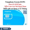 Vinaphone D159v | Dung Lượng Data 6GB/Ngày Miễn Phí 200 Phút Ngoại Mạng - Nội Mạng