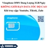 Vinaphone D50Y | Dung Lượng Data 2GB/Ngày - Xem Youtube - Tiktok KHÔNG GIỚI HẠN