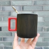 Starbucks China 2020 Classic Black Gold Nameplate Vertical Striped Mug Stir Bar C182