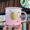 Starbucks Cup 2021 Sakura Flower Couple Bowling C185