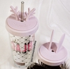 Ly Nhựa Cold Cup Thỏ Pink 420ML N208