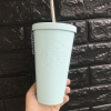 Ly Cold Cup Giữ Nhiệt Starbucks Xanh Dương Hồng Đen Kèm Ống Hút B287