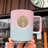 STARBUCKS Mid-Autumn PINK GREEN GRADIENT 411ML C198