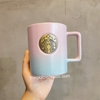 STARBUCKS Mid-Autumn PINK GREEN GRADIENT 411ML C198