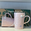 Ly STARBUCKS CHRISTMAS Pink Five-Pointed Meteor 300ML C226