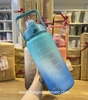 Bình Nhựa Thể Thao BPA FREE Nhắc Uống Nước 2000ML Tặng Kèm Sticker Trang Trí N252