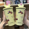 Ly Cold Cup Starbucks Kèm Ống Hút Gấu 500ML B529