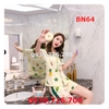 Bộ ngủ nữ pijama quần đùi tay ngắn chất cotton  cao cấp