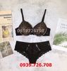 Bộ đồ lót VF ren cúp tròn mút vừa