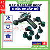 Máy Massage cầm tay cap cấp 8 đầu 99 chế độ đấm lưng trị liệu cổ vai gáy, mát xa cơ thể, trị đau nhức toàn thân hiệu quả, súng massage cầm tay cao cấp.