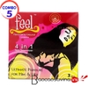 Bao cao su Feel 4 in 1 ( Combo 5 hộp x 3 cái )