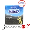 Bao cao su Durex KingTex ( Combo 5 hộp x 3 cái )