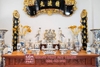 Bộ đồ thờ mem lam vẽ vàng kim cao cấp Bát Tràng full cho ban thờ gia tiên 12