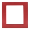 Khung mặt công tắc chuẩn vuông màu đỏ cao cấp marron Simon V59001-54
