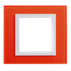 Khung viền đơn vuông kính cam lắp công tắc thẻ từ dòng V8 80612-69
