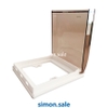 Mặt che nước chất liệu trong dùng cho ổ cắm vuông màu trắng Simon S255