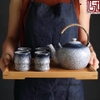 Khay trà bằng tre phong cách Nhật Bản độc đáo kích thước 33x22x2