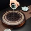 Khay trà tre khắc họa tiết cỡ đại