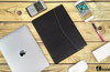 Bao da thật handmade TONI màu đen cho Macbook , Suface Pro 4, 5