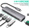 CÁP USB-C TO HDMI + USB 3.0 (50209) UGREEN