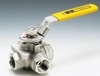 Stainless Steel 3 Way L-port Ball Valve Type 1000