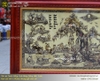 Tranh Đồng Quê bằng đồng 1m7 x 90cm nền xước giả cổ cho khách hàng tại Hà Nam