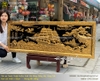 Tranh Thuận Buồm Xuôi Gió bằng đồng mạ vàng 1m55 x 55cm