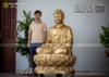Tượng Phật A Di Đà Bằng Đồng Đỏ Cao 1m55 Đúc Thủ Công