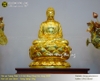 Tượng Phật A Di Đà bằng đồng dát vàng 9999 cao 56cm